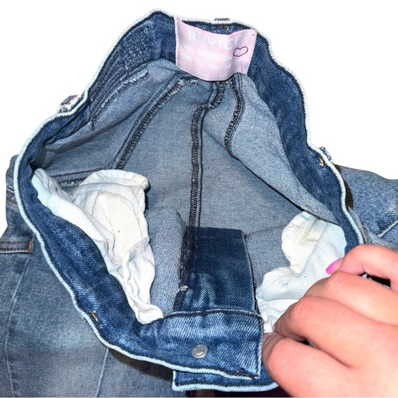 REVICE Venus Jeans Star Butt High Waist Jeans Blue Stretch Skinny Crop Size 27 - Picture 10 of 10